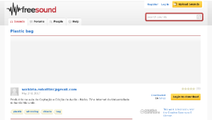 Freesound聲音庫：Plastic bag縮圖