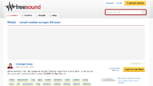 Freesound聲音庫：small-metal-scrape-04.wav縮圖