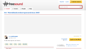 Freesound聲音庫：Int- Mom&Dadcondooropenandclose.WAV-資源代表圖