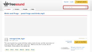 Freesound聲音庫：pond frogs and birds.mp3縮圖