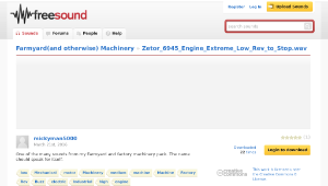 Freesound聲音庫：Zetor_6945_Engine_Extreme_Low_Rev_to_Stop.wav