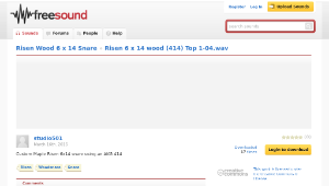 Freesound聲音庫：Risen 6 x 14 wood (414) Top 1-04.wav縮圖