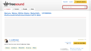 Freesound聲音庫：15Y08M04-MultnomahFallsDistantWaterFallT9.WAV縮圖