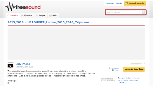 Freesound聲音庫：LE LOUVIER_Lorine_2015_2016_Crips.wav-資源代表圖