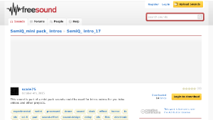 Freesound聲音庫：SemiQ_ intro_17