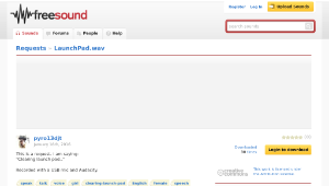 Freesound聲音庫：LaunchPad.wav