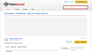 Freesound聲音庫：Bike_On_Grass_OS.wav-資源代表圖