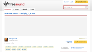 Freesound聲音庫：Hellpig_D_1.wav