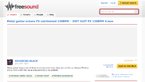 Freesound聲音庫：DIST GUIT FX 130BPM 4.wav-資源代表圖