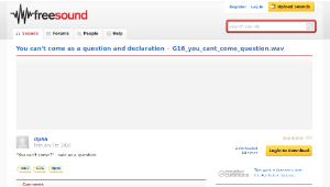 Freesound聲音庫：G16_you_cant_come_question.wav縮圖
