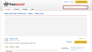 Freesound聲音庫：fast1.wav