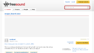 Freesound聲音庫：scape_board.wav縮圖