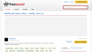 Freesound聲音庫：SemiQ_ intro_13