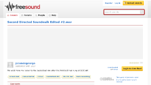 Freesound聲音庫：Second Directed Soundwalk Edited #2.wav-資源代表圖
