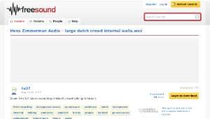 Freesound聲音庫：large dutch crowd internal walla.wav