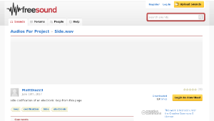 Freesound聲音庫：Side.wav-資源代表圖