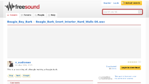Freesound聲音庫：Beagle_Bark_Snort_Interior_Hard_Walls 06.wav縮圖