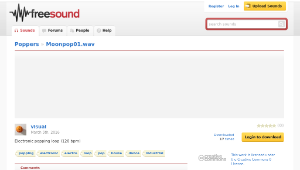 Freesound聲音庫：Moonpop01.wav