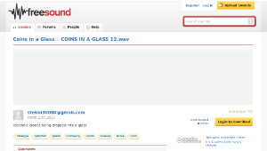 Freesound聲音庫：COINS IN A GLASS 12.wav縮圖