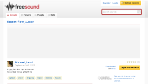 Freesound聲音庫：faucet-flow_1.wav縮圖