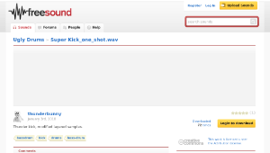 Freesound聲音庫：Super Kick_one_shot.wav縮圖