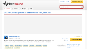 Freesound聲音庫：20170918-String Trimmer-STEREO-H4N-48K_24bit.wav縮圖