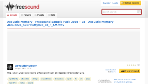 Freesound聲音庫：03 - Acoustic Memory - AMbience_SubPhattyRec_03_F_AM.wav縮圖