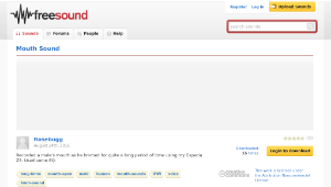 Freesound聲音庫：Mouth Sound-資源代表圖