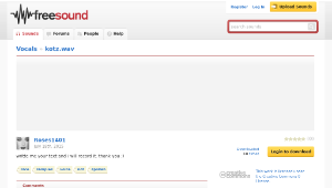 Freesound聲音庫：kotz.wav縮圖