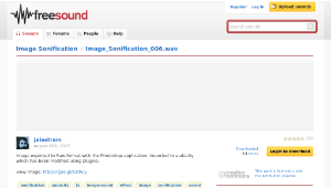 Freesound聲音庫：Image_Sonification_006.wav縮圖