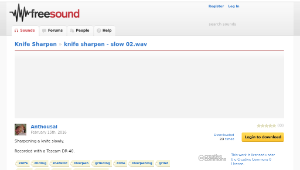 Freesound聲音庫：knife sharpen - slow 02.wav縮圖
