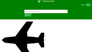openclipart圖庫：Airplane Roadsign 2-資源代表圖