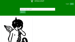 openclipart圖庫：cupid and lock-資源代表圖