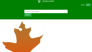 openclipart圖庫：leaf oak縮圖