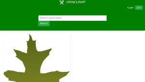 openclipart圖庫：leaf oak green-資源代表圖