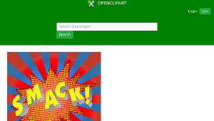 openclipart圖庫：Smack!-資源代表圖