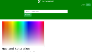 openclipart圖庫：Hue and Saturation縮圖