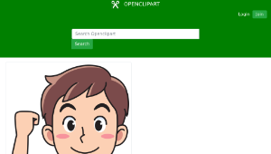 openclipart圖庫：Business man - strong