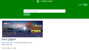 openclipart圖庫：love japon-資源代表圖