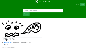 openclipart圖庫：Help Face-資源代表圖