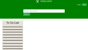 openclipart圖庫：To Do List縮圖