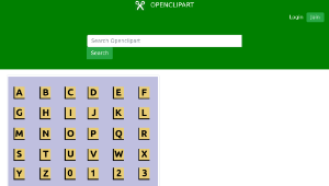 openclipart圖庫：Alphanumeric Tiles縮圖