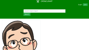 openclipart圖庫：Perplexed Male (#2)