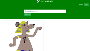 openclipart圖庫：Egyptian rodent-資源代表圖