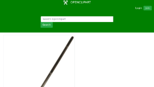 openclipart圖庫：Curling Broom-資源代表圖