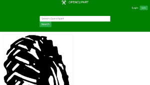 openclipart圖庫：Tractor tire-資源代表圖