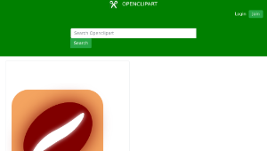 openclipart圖庫：coffe bean, icon縮圖