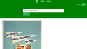 openclipart圖庫：Vintage Travel Poster Bavarian Alps Austria Germany-資源代表圖