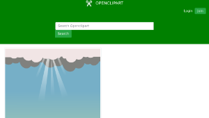 openclipart圖庫：Sunshowers-資源代表圖