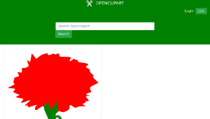 openclipart圖庫：International Working Women's Day - Carnation-資源代表圖